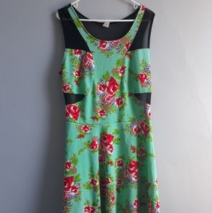 Floral print dress